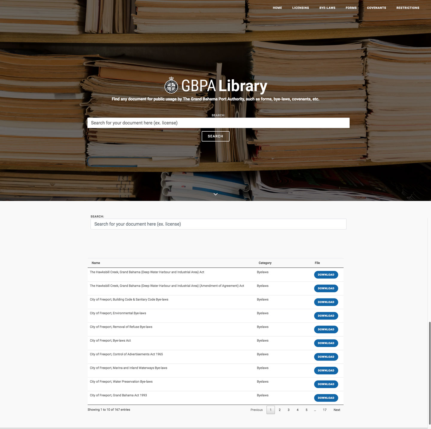 GBPA Library